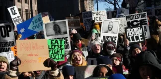 EUA param em protesto nacional contra o ICE, tropa de choque de Trump