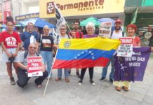 Ato pela liberdade de Maduro é realizado em Maceió