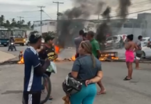 Moradores da Santa Amélia voltam a protestar contra a BRK