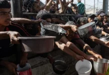 A ajuda humanitária em Gaza caiu 80% após ataques israelenses contra o Irã