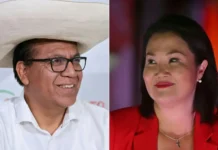 Eleições no Peru: Sánchez vira e ultrapassa filha de Fujimori com 95,68% das urnas apuradas