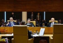 Ministros acusam Mendonça de ilegalidade; Dino pede vista e sessão do STF é suspensa