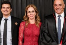 Convite de casamento de filho de Moraes vaza nas redes e bolsonaristas articulam aterrorizar a festa