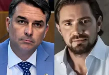 Flávio Bolsonaro viajou para os EUA no avião do criminoso Daniel Vorcaro